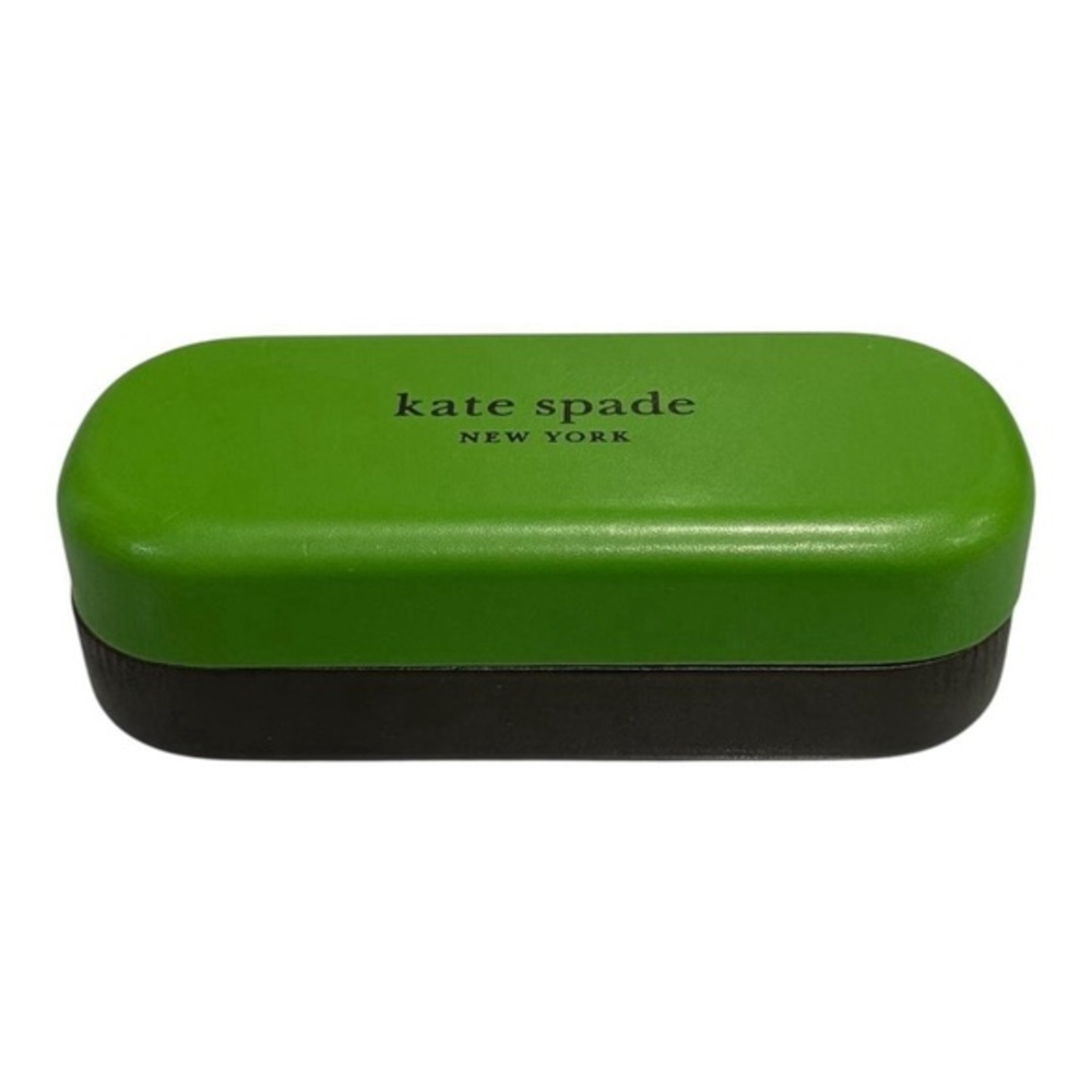 Kate Spade Eyeglasses Case Green Black Hard Shell Sunglasses Glasses Box Holder